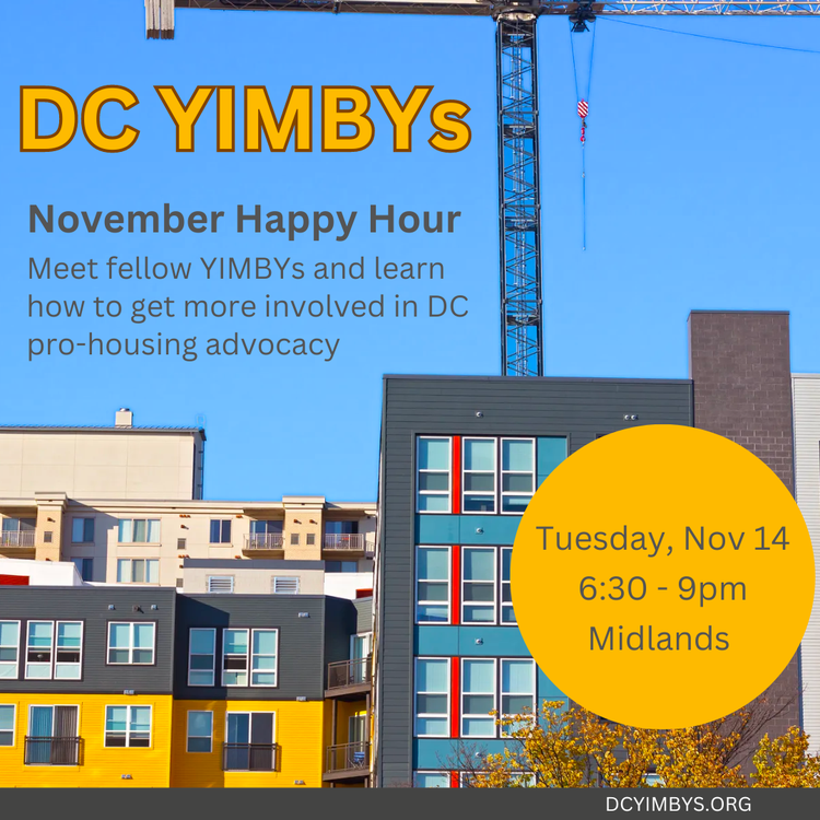 DC YIMBYs Nov Happy Hour