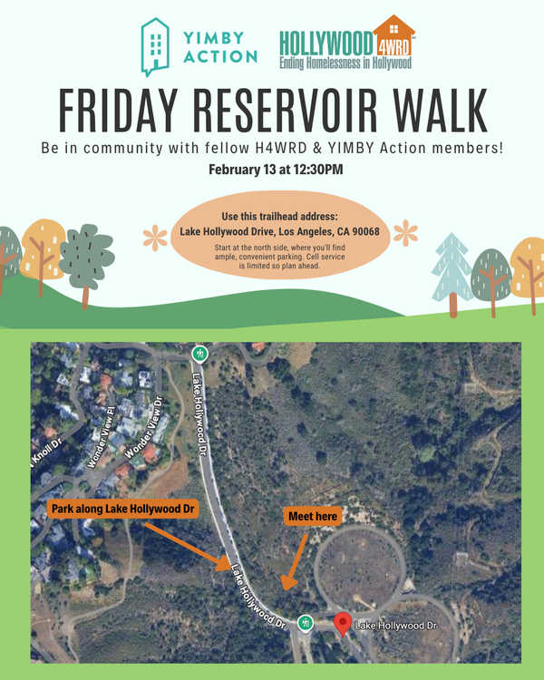 Walk the Hollywood Reservoir with YIMBY LA and Hollywood 4WRD
