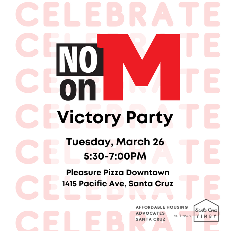 No on M Victory Party