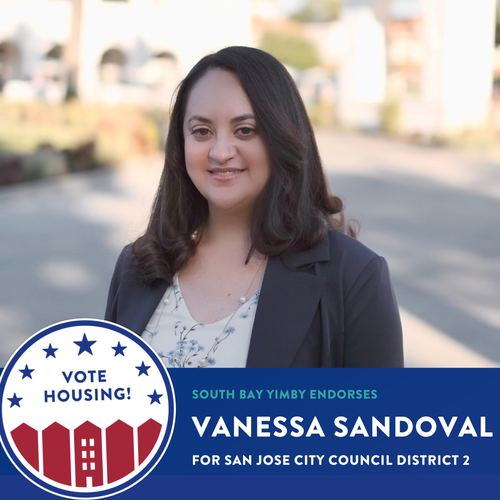 South Bay YIMBY endorses Vanessa Sandoval for San Jose City Council District 2.