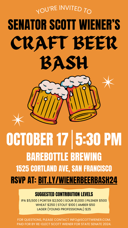 Wiener 2024 Beer Bash