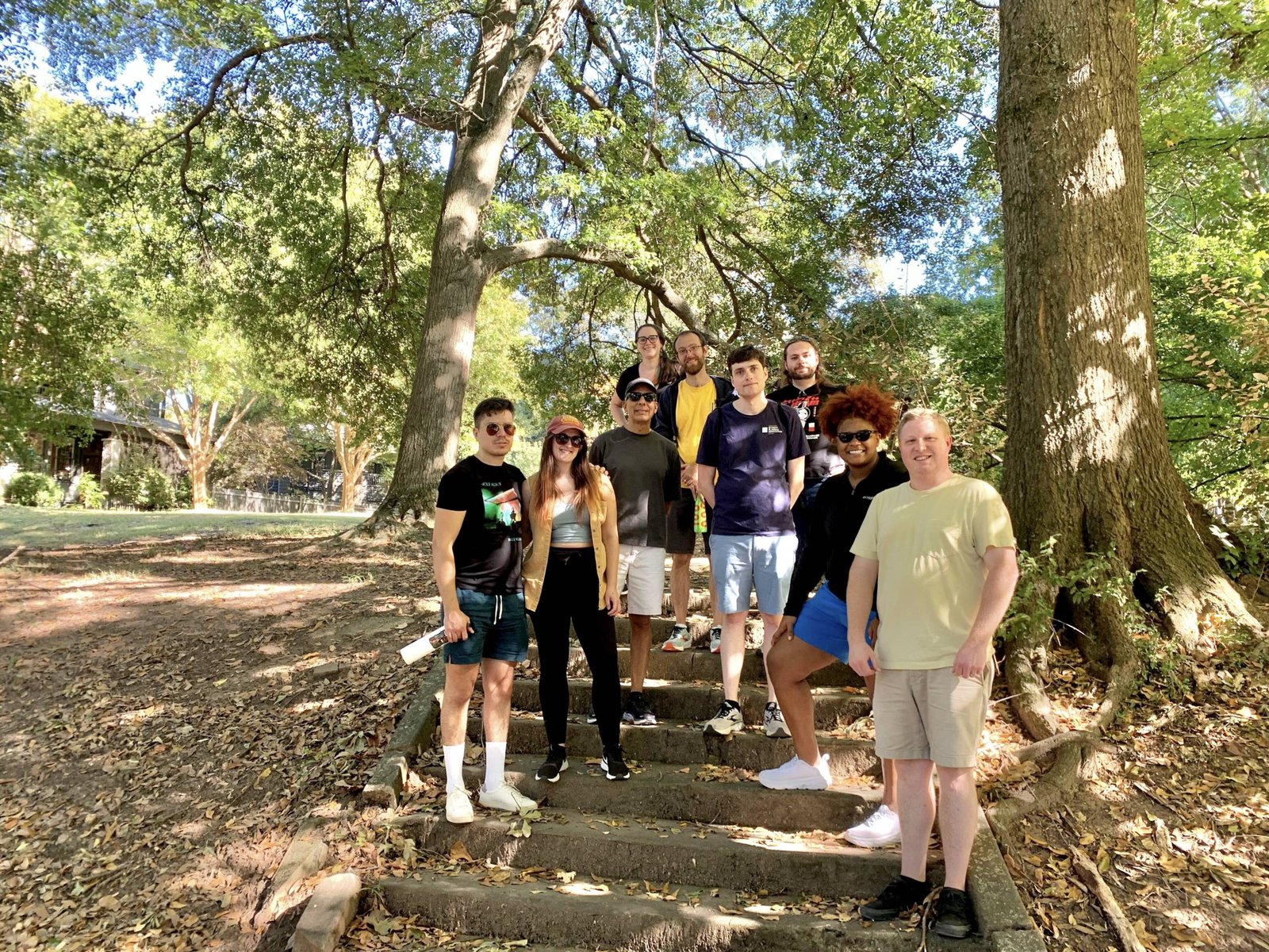 chapter group photo in park